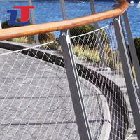 Filet de protection contre les chutes pour balcon, en acier inoxydable, tissé, doux, pour volière, oiseaux, perroquets, en maille de fil d'acier 304/316l