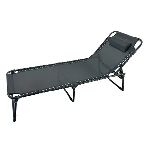 도매 야외 캠핑 해변 수영장 접이식 태양 침대 안락 의자 방수 여행 안락 의자