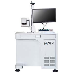 Machine de marquage laser à fibre Mopa 20W 30W 60W, gravure haute contrastation pour métal, plastique, pierre avec axe rotatif autofocus - Product Image 1