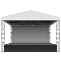 Plateforme de scène à assemblage rapide pour système de toit de treillis de concert en plein air, pour éclairage, treillis d'événement, treillis en aluminium à assemblage rapide