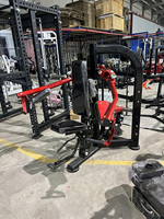 Machine à soulever latéralement à largeur réglable, à charge par plaques, pour développement des deltoides assis, avec siège ergonomique One Touch, pour salle de sport commerciale