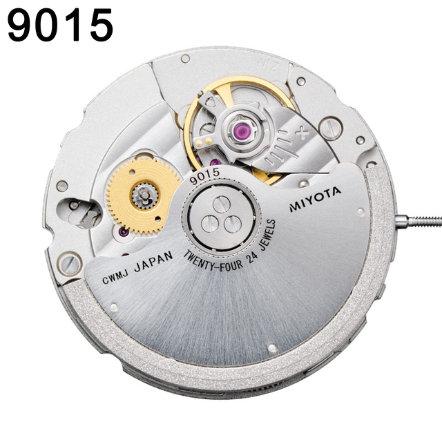 Original Miyota 9015 Movement 3 Date Self-winding Premium Mechanical Ultra Thin Automatic Uhrwerk Movimiento Japan Made