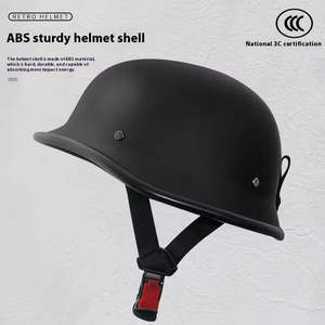 El casco de bicicleta de motocicleta con elevador de cola personalizado Unisex más popular ABS casco Retro para montar - Product Image 3