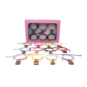 Pulsera de Moda Capibala para Niños, con Colgante de Resina en Forma de Animal, Set de Joyería con Hilo, Regalo - Product Image 1