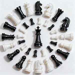 Juego de Ajedrez Internacional Clásico para Niños y Adultos, Juego de Mesa de Estrategia para el Hogar, la Escuela y el Club - Product Image 2