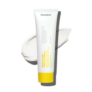 Crème tonifiante FRANKLY Glow Filter, Niacinamide et extrait de perle pour un éclat naturel, base de maquillage pour un teint uniforme et une peau lisse - Product Image 1