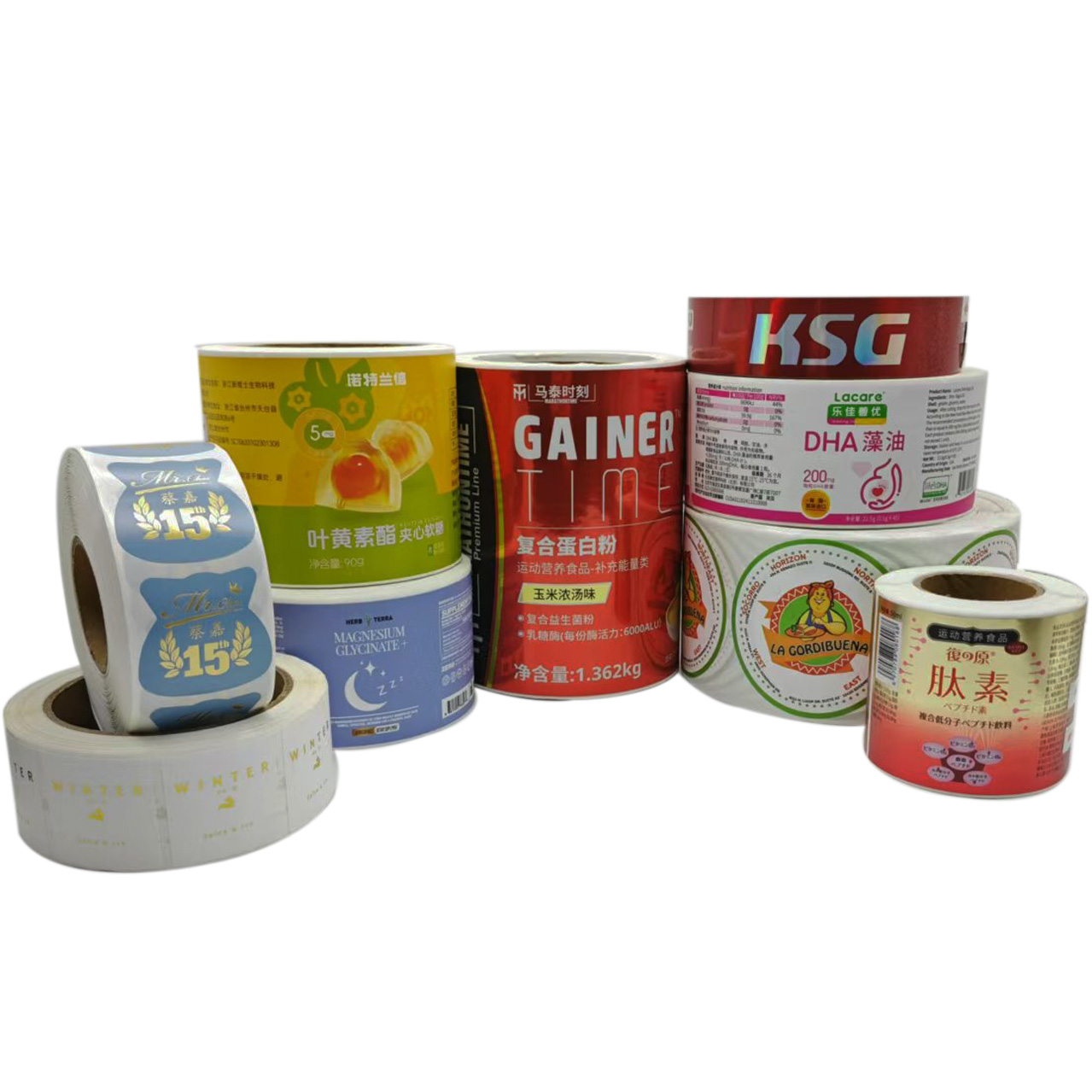 Custom Self-Adhesive Waterproof Vinyl Bottle Sticker Labels Oil-Proof Beverage-Specific Roll Logo Label for Packaging Brightpac