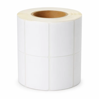 Papel Térmico para Etiquetas, Resistente al Agua y al Aceite, de Alta Calidad, Precio de Fábrica, Rollo de Impresión Directa de 60x40mm, para Códigos de Barras y Envíos