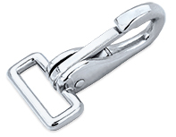Accessoires en cuir : Mousqueton à ressort pivotant en alliage de zinc avec boucle rectangulaire - Product Image 5