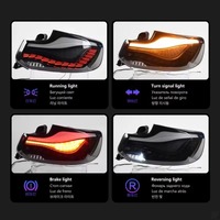 Feux arrière HETOP F22 2014-2019 style écailles de dragon, série 2, feux arrière LED améliorés, plug and play, DRL pour BMW