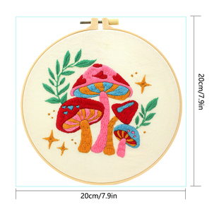 <span class=keywords><strong>Set</strong></span> Sulaman DIY Motif Hewan & Jamur Musim Gugur, Seni Rakyat, untuk Pemula, <span class=keywords><strong>Set</strong></span> Semi Jadi, Buatan Tangan, Hiasan <span class=keywords><strong>Cross</strong></span> <span class=keywords><strong>Stitch</strong></span> - Product Image 3