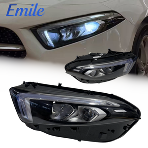 Venta al por Mayor de Faros LED para <span class=keywords><strong>Mercedes</strong></span> Clase A W177 2019 2020 2021 2022 V177 A180 <span class=keywords><strong>A200</strong></span> A220 Luces de Coche A1779061901 A1779062001 - Product Image 1