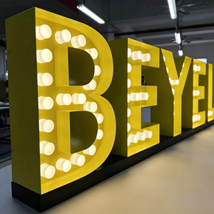 Marquee graduation party Giant <b>LED</b> marquee letters Customized <b>light</b> up numbers Decorative lighting for events - Product Image 1