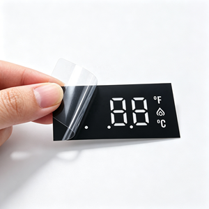 Factory Front Panel Graphic Overlay Led Display <b>Window</b> Screen Printed Control Sticker Self Adhesive <b>Decal</b> Faceplate - Product Image 3