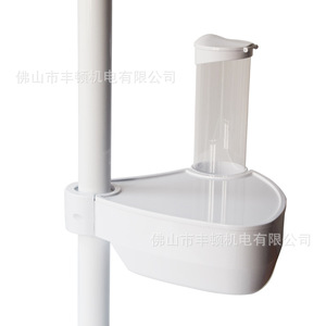Bandeja Dental 3 en 1 de Foshan con Clip Metálico y Portavasos, Accesorio de Plástico Blanco para Silla, para Uso Comercial - Product Image 5
