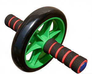 Rodillo Abdominal <span class=keywords><strong>de</strong></span> Acero con Rueda Silenciosa <span class=keywords><strong>de</strong></span> PP y PVC con Rodamientos para Entrenamiento <span class=keywords><strong>de</strong></span> Fuerza y Moldeamiento Corporal, Apto para Diversos Usos - Product Image 6