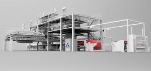 AL -- aolong SMS faisceau 1600mm Offre Spéciale PP Spunbond tissu de santé médical non tissé Machine non tissée - Product Image 3