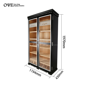 Humidor <span class=keywords><strong>de</strong></span> cigarros con acabado personalizado, <span class=keywords><strong>vitrina</strong></span> <span class=keywords><strong>de</strong></span> tienda <span class=keywords><strong>de</strong></span> humo <span class=keywords><strong>de</strong></span> madera <span class=keywords><strong>de</strong></span> <span class=keywords><strong>cedro</strong></span> español - Product Image 5