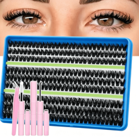 Extensions de cils individuels synthétiques de qualité supérieure, sans cruauté, véganes, bande ultra-fine, légères, confort toute la journée pour un usage quotidien décontracté 3D