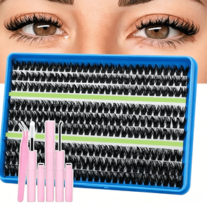 Effet naturel et réaliste, cils synthétiques individuels non artificiels, port confortable toute la journée, maquillage quotidien décontracté, 3D - Product Image 1