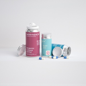 Recipiente de Aluminio Reutilizable de Grado Médico con Tapa Fácil de Abrir, Contenedor para Almacenamiento de Tabletas y Pastillas, Almacenamiento Conveniente de Medicamentos - Product Image 3