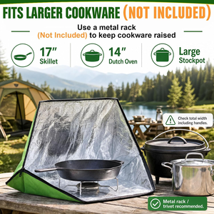 <span class=keywords><strong>Four</strong></span> <span class=keywords><strong>solaire</strong></span> pliable de 28 pouces avec sac de transport, cuisinière lente isolée à énergie <span class=keywords><strong>solaire</strong></span> avec étui de rangement pour le camping <span class=keywords><strong>en</strong></span> extérieur et la préparation aux situations d'urgence - Product Image 3