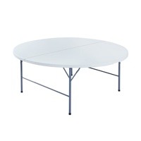 Großhandel Bestseller Hochzeitstisch für Braut und Bräutigam Events Outdoor Runder Esstisch Bankett Klapptische und -stühle