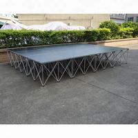 Quart de plate-forme de scène en bois/équipement de scène d'église/scène mobile à vendre craigslist