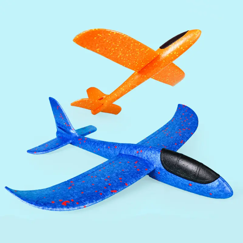 Hoge Kwaliteit Outdoor Gooien Vliegtuig Vliegende Sport Games Kinderen Grappig Speelgoed Schuim Grote Zweefvliegtuig Vliegtuig