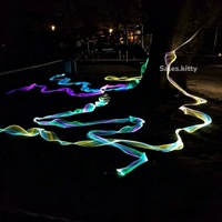 Lumière LED en fibre optique RGB étanche, effet mycélium scintillant, pour jardin extérieur, arbre, lampe sphérique, aménagement paysager