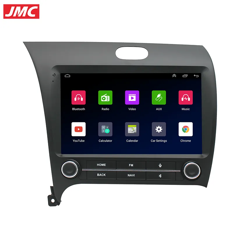 JMC-Radio con pantalla táctil IPS para coche, radio con llamadas BT, wifi, navegación GPS, inalámbrico, Carplay, Android, cámara trasera para KIA K3 2013-2017 Dsp