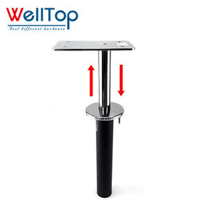 Produk baru 360 logam rotasi tekan pengangkat hitam mebel aksesoris perangkat keras untuk tempat tidur Sofa <span class=keywords><strong>Manual</strong></span> Desktop DIY membuat proyek - Product Image 4