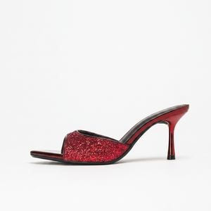 4302A-72 <span class=keywords><strong>sandali</strong></span> personalizzati pantofole scarpe Sexy affascinante rosso lucido tacchi alti da donna Open Toe sandalo estivo <span class=keywords><strong>con</strong></span> <span class=keywords><strong>tacco</strong></span> sottile per le donne - Product Image 4