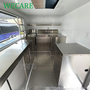 Wecare 모바일 주방 자동차 작은 바 카트 주방 트럭 커피 트레일러 미국 - Product Image 6