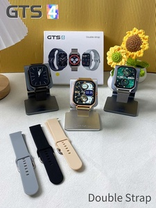 Reloj Inteligente <span class=keywords><strong>GTS4</strong></span> de 2.01 Pulgadas, Resistente al Agua, para Hombre y Mujer, Monitor de Actividad Física, Llamadas Bluetooth, Frecuencia Cardíaca, Correa Doble de Acero, Compatible con Android e iOS - Product Image 4