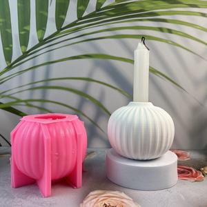 Handmade <b>Resin</b> Art Cast <b>Molds</b> A10040-4 Eco-Friendly PC Ins Style Decorative Ornaments Eco-Friendly Epoxy Candlestick Silicone - Product Image 3