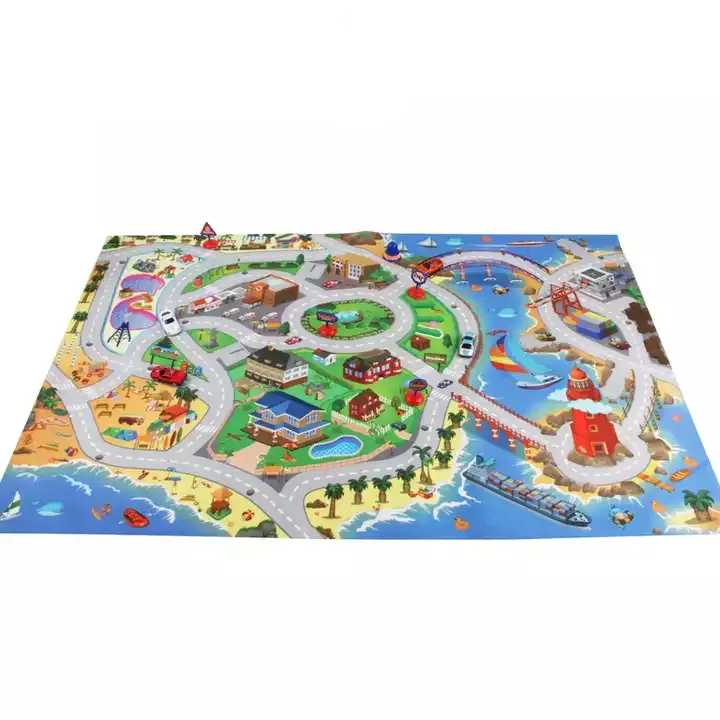 Alibaba Hot Products | Hot Products Urban Traffic Scene Series Game Mat Soft Material Baby Play Carpet Outdoor