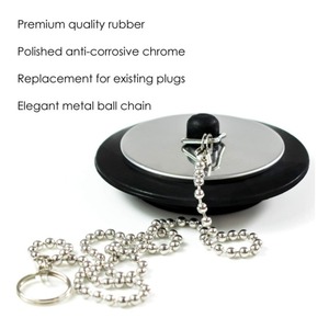 Bouchon en caoutchouc pour évacuation d'eau, pour bain, <span class=keywords><strong>piscine</strong></span>, toilettes et drain de sol - Product Image 4