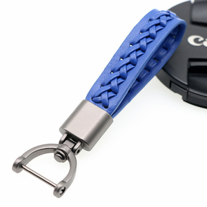 Porte-clés personnalisé 2026 en cuir ultra-résistant avec corde en cuir et design fer à cheval, idéal pour les affaires, avec clé en métal durable - Product Image 5