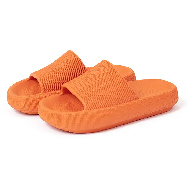 2023 Women Thick Platform Slippers Summer Beach Eva Soft Sole Slide Sandals Leisure Ladies Indoor Bathroom Anti-slip Men's Shoes