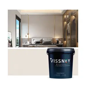 Vissney pintura interior, alta qualidade de alta qualidade de parede/fosca látex pintura casa