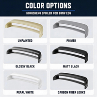 Aileron de coffre E36 LTW, pièces automobiles, aileron arrière en fibre de carbone ABS pour BMW E36 M3 318i 1992 1993 1994 1995 1996 1997-1999