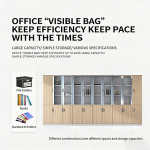 Bureau <span class=keywords><strong>de</strong></span> direction moderne et contemporain avec tiroirs à serrure à code, grand rangement, armoire latérale, panneau E1, boîte multimédia pour chambre à coucher - Product Image 5