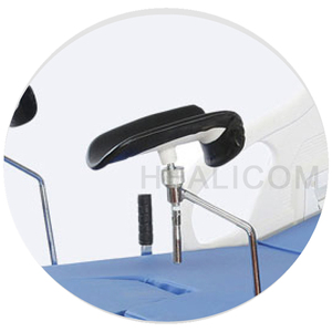 Nuevo producto explosivo, cama de operación de examen ginecológico quirúrgico multifuncional rosa y azul para <span class=keywords><strong>Hospital</strong></span> - Product Image 4