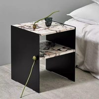SW STONE Marbre Naturel Style Moderne Salon Appartement Côté Table De Chevet Italie Calacatta Viola Fashion Stye