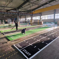 Terrain de Cricket de 50mm gazon artificiel tapis vert gazon artificiel pour Futsal Gym Fitness Football stade de Football f