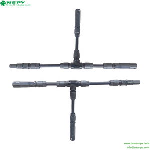 NSPV 迷你分支连接器太阳能 <span class=keywords><strong>T</strong></span> 型分支电缆组件 <span class=keywords><strong>IP67</strong></span> 防水 1500V DC 20A 太阳能线束 - Product Image 2