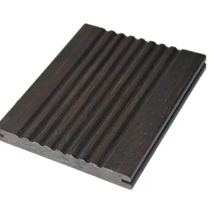 Planches en bambou tricassées de haute qualité, plancher d'extérieur tissé