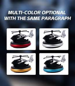 Ambientador de coche de helicóptero de Metal de lujo, dispensador de Aroma de tablero con difusor de Perfume líquido giratorio para hombres - Product Image 6