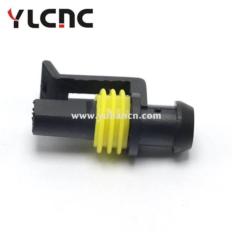 YLCNC 1 핀 자동차 방수 케이블 플라스틱 전기 터미널 러그 자동차 와이어 ecu 자동 커넥터 DJ7011-1.5-21 282079-2